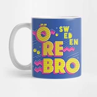 Retro 90s Orebro, Sweden Mug